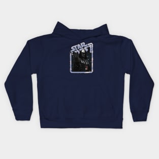 The Villain (black starfield, original border) Kids Hoodie